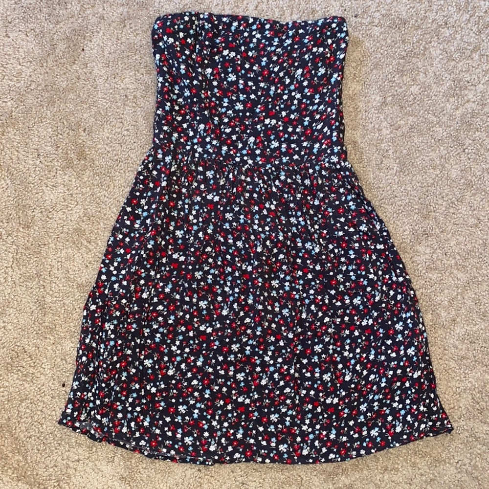 Hollister strapless skater dress